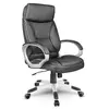 Кожаное офисное кресло Sofotel EG-223 czarny