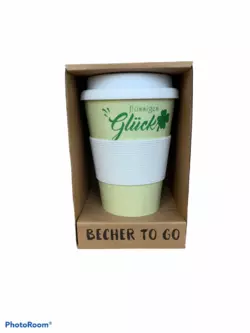 Бамбуковая кофейная эко To Go Becher кружка зеленая