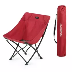 Cкладной стул Naturehike red портативный легкий для отдыха, туризма, рыбалки