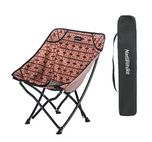 Cкладной стул Naturehike grey портативный легкий для отдыха, туризма, рыбалки